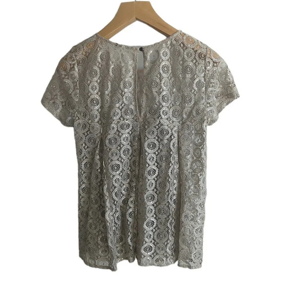 Anthropologie Akemi + Kin Lyra Crochet Blouse - Picture 4 of 6